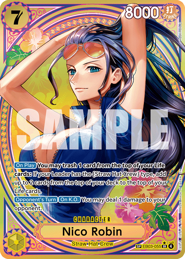 Nico Robin (Special Art) (EB03-055) card