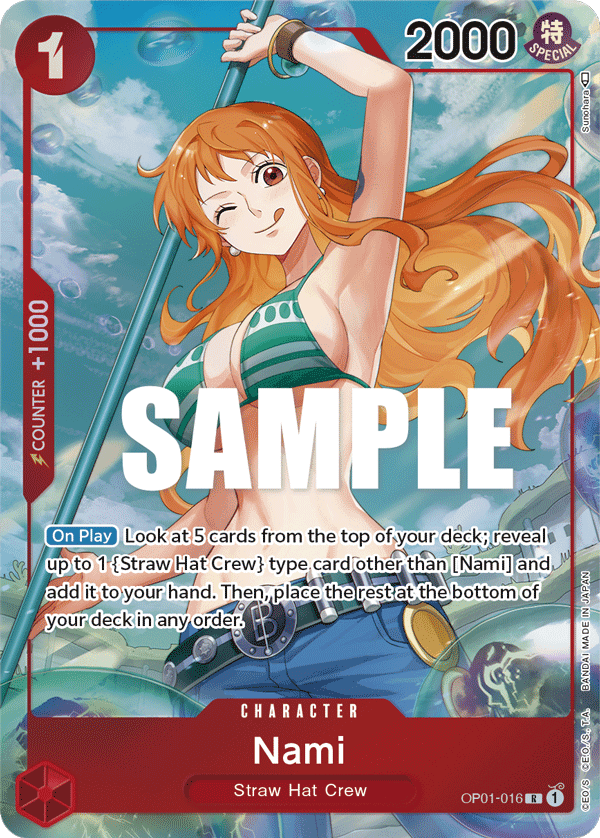 Nami (Alternate Art) (OP01-016) card