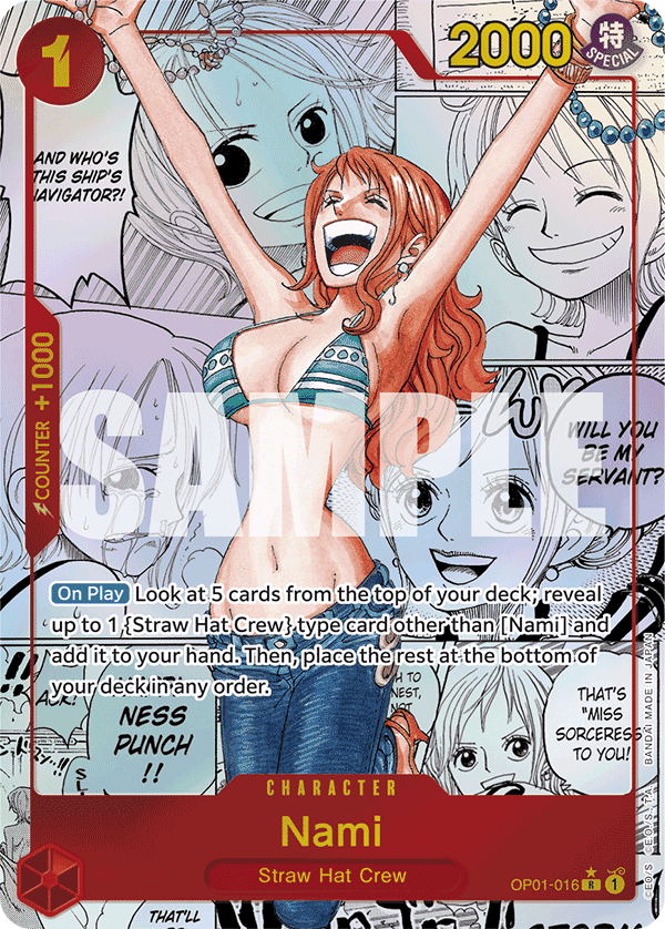 Nami card art