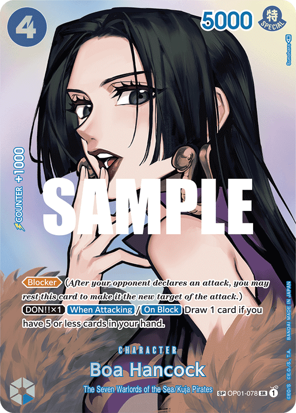 Boa Hancock (OP04 Special Art) (OP01-078) card