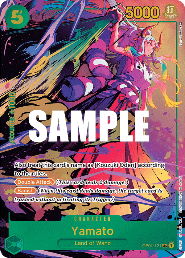 Yamato (Secret Rare) (OP01-121) card