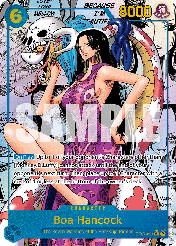 Boa Hancock (Manga Rare) (OP07-051) card