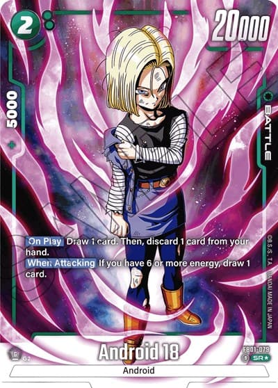 Android 18 (Alternate Art) (FB01-079) card